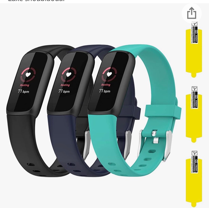 Photo 1 of 3 pack silicone strap compatible with FitBit