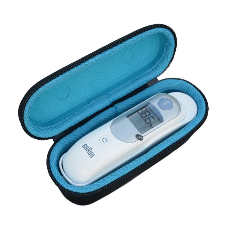Photo 1 of Thermometer Case for Braun Digital Ear Thermometer ThermoScan 5 IRT6500 Hard Case & Braun Thermoscan 7 Travel Carrying Protective Storage Bag