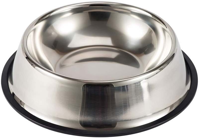 Photo 1 of 2 pack Bosose Paragon Stainless Steel Dog Bowl with Noise Reduction Non-Slip Rubber Base & Solid Durable Easy-Cleaning Anti-Rust Water and Food Feeder for Dogs and Cats