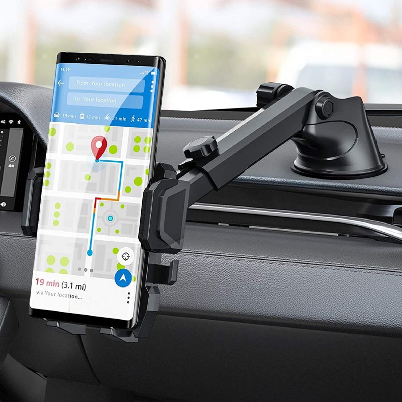 Photo 1 of Upgraded Cell Phone Holder for Car, Universal Manords Dashboard Windshield Car Phone Mount
