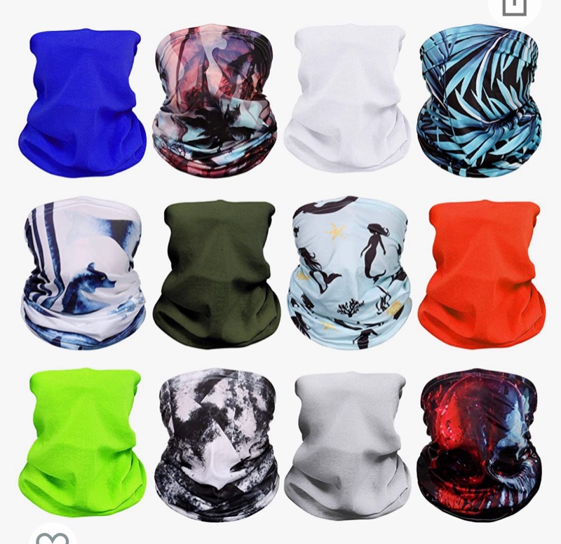 Photo 1 of Dimore Neck Gaiter Bandana Headwear Face Mask Scarf Neck Tube Magic Headband Useful for Men and Women Unisex