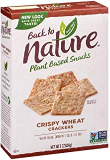 Photo 1 of Back to Nature Plant Based Snacks Crispy Wheat Crackers 8 oz. Box