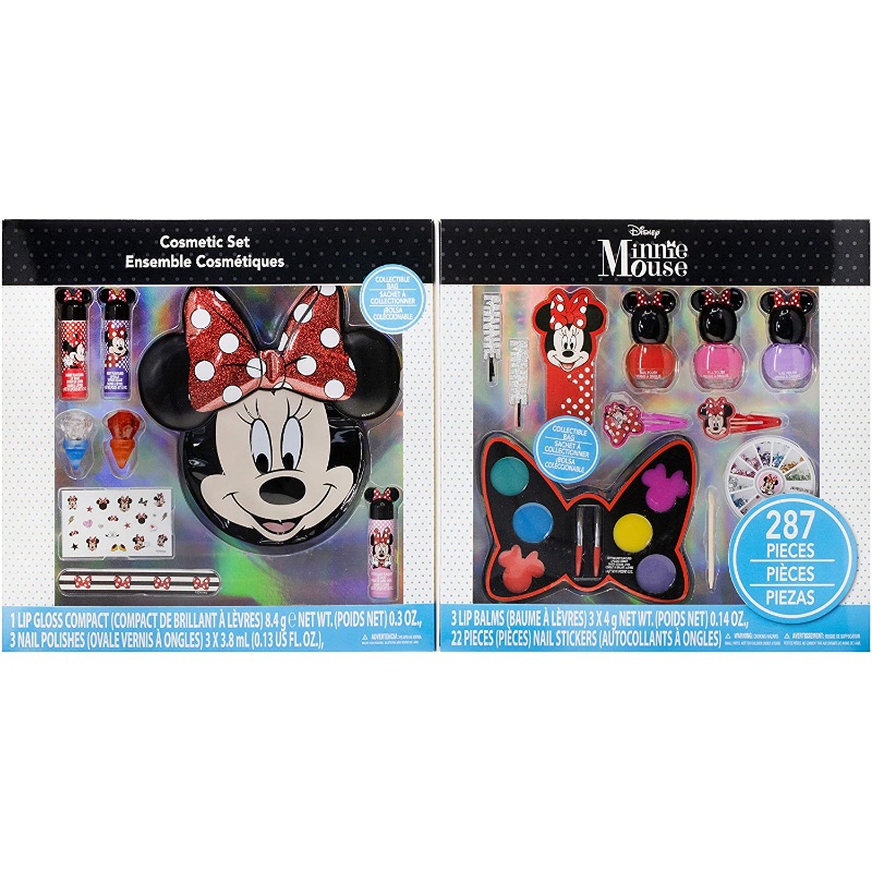 Photo 2 of Disney Minnie Mouse - Townley Girl Mega Foldable Cosmetic Set, 17 Pcs for Parties, Sleepovers and Makeovers