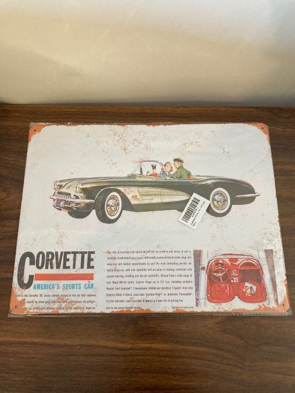 Photo 1 of chipmunkk 1960 corvette 12 inch gift plaque