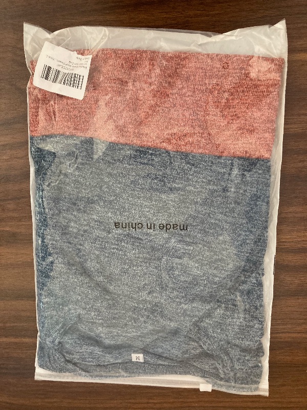 Photo 1 of Binshre Womens Color Block Short Sleeve T-Shirt Casual Summer Round Neck Loose Tunic Tops MEDIUM