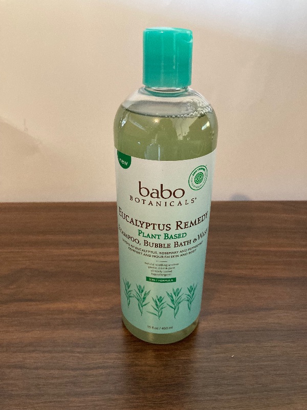 Photo 2 of Babo Botanicals Eucalyptus Remedy Shampoo Bubble Bath  Wash - 15 fl oz