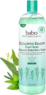 Photo 1 of Babo Botanicals Eucalyptus Remedy Shampoo Bubble Bath  Wash - 15 fl oz