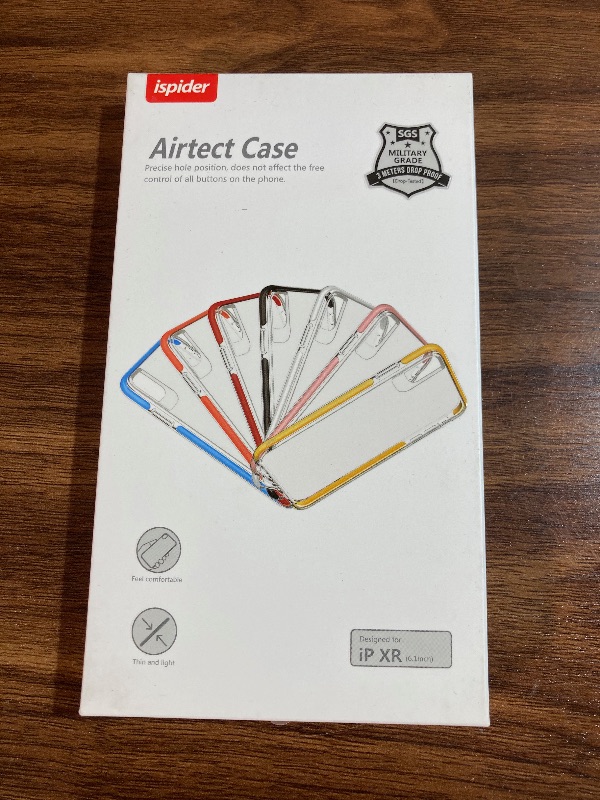 Photo 2 of Ismabo Ispider Clear Case Designed for iPhone XR