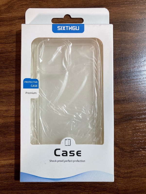 Photo 2 of SIXTHGU Crystal Clear Designed for iPhone 11 Case, Designed for iPhone 11 Case [Not Yellowing] Shockproof Protective Phone Case Slim Thin Cover (6.1'') 2021- Clear