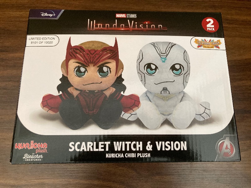 Photo 1 of  2-Piece Bleacher Creatures Marvel's WandaVision Plush Set