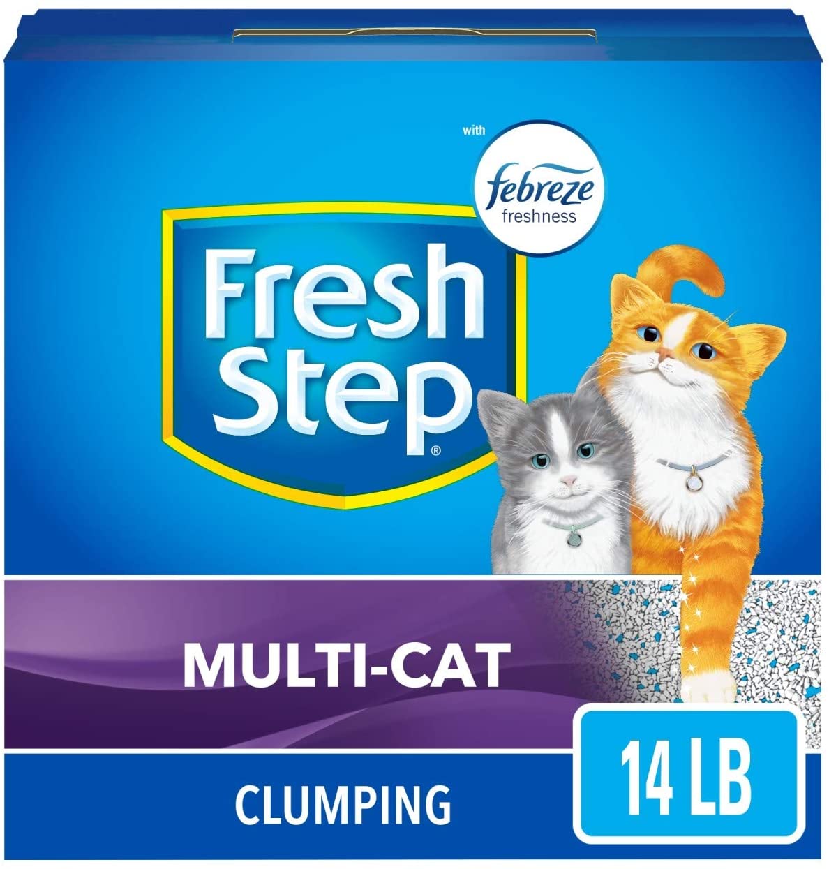 Photo 1 of Fresh Step Scented Litter with The Power of Febreze, Clumping Cat Litter