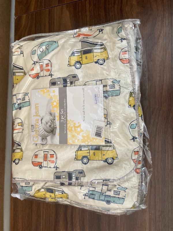 Photo 2 of Glenna Jean Happy Camper 3 Piece Crib Bedding Set