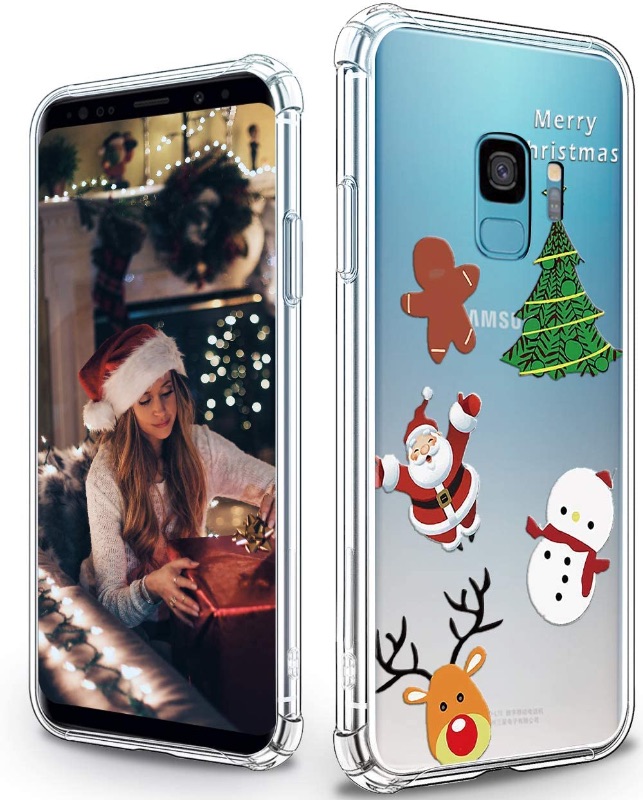 Photo 1 of BOX LOT 
4pack YESPURE phone cases assorted models as is 
Cute Case with Christmas Pattern Soft Flexible TPU Shockproof Protective Bumper Case  - Christmas 3#