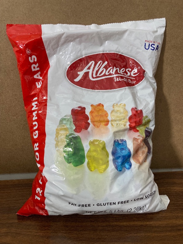 Photo 2 of Albanese Gummi Bears, 12 Flavor - 80oz
Best By OCT/20/22