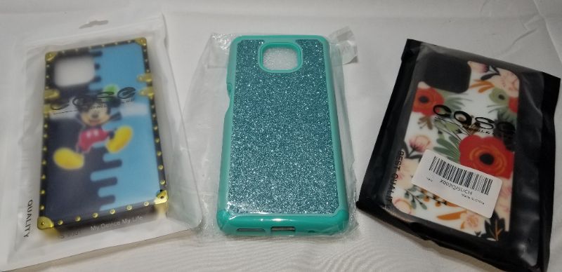 Photo 1 of assorted phone cases