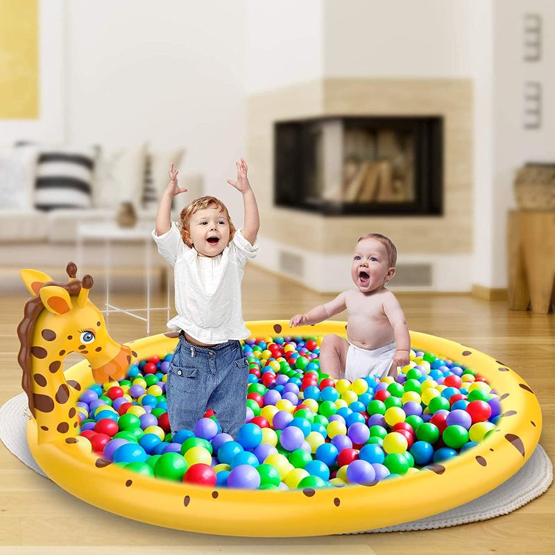 Photo 1 of aoluxlm sprinkler pad for kids, yellow