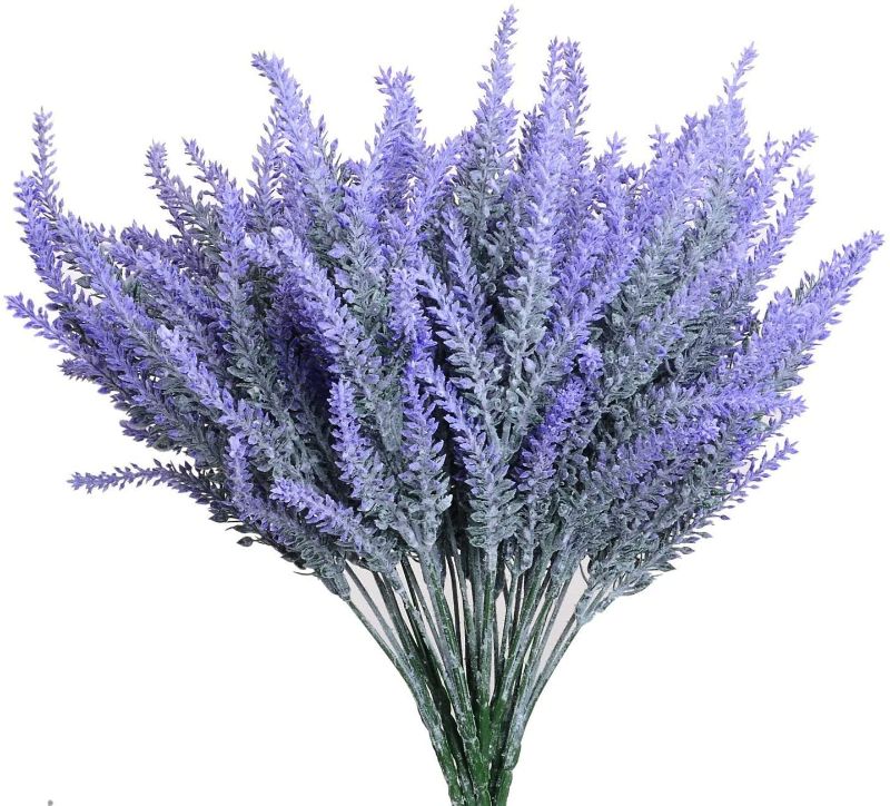 Photo 1 of  Purple Lavender Artificial Flower Bouquet, 3 BUNCHES