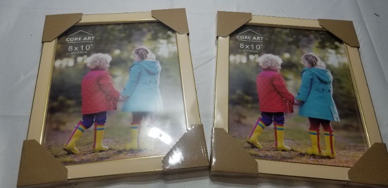 Photo 2 of 7.9 x 9.8 Inches, 2 Pack, 5x7 Photo Frame with Mat, Photo Frames for Table and Wall Decor, PS and Plexiglass