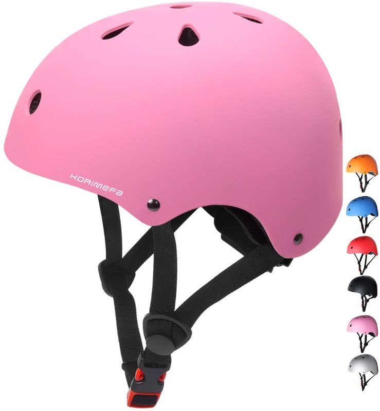 Photo 1 of Certified Skateboard Helmet for Kids Youth or Adults, Adjustable, Multi-Sport, Skating, Cycling, Rollerblading, Inline Skating, Longboarding, Skateboarding for Men and Women