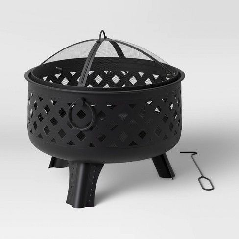 Photo 1 of 24 Steel Lattice Wood Burning Fire Pit - Bond