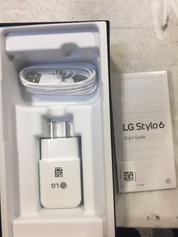 Photo 6 of LG Stylo 6 64GB Smartphone (Unlocked, White)
