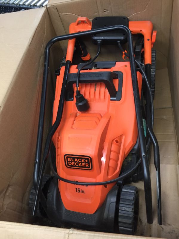 Photo 2 of BLACK+DECKER BEMW482ES EASY STEAR 12AMP 17 ELECTRIC MOWER