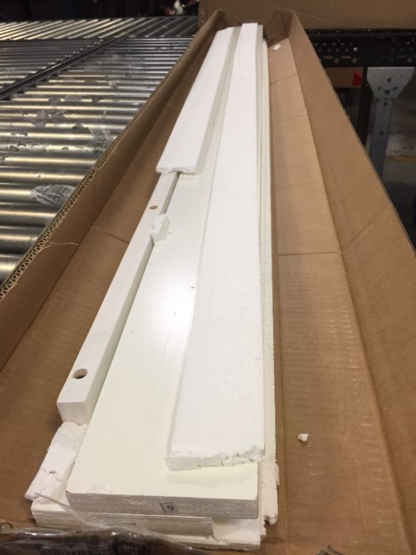 Photo 1 of Donco Sleigh Bed In White Twin
missing parts 