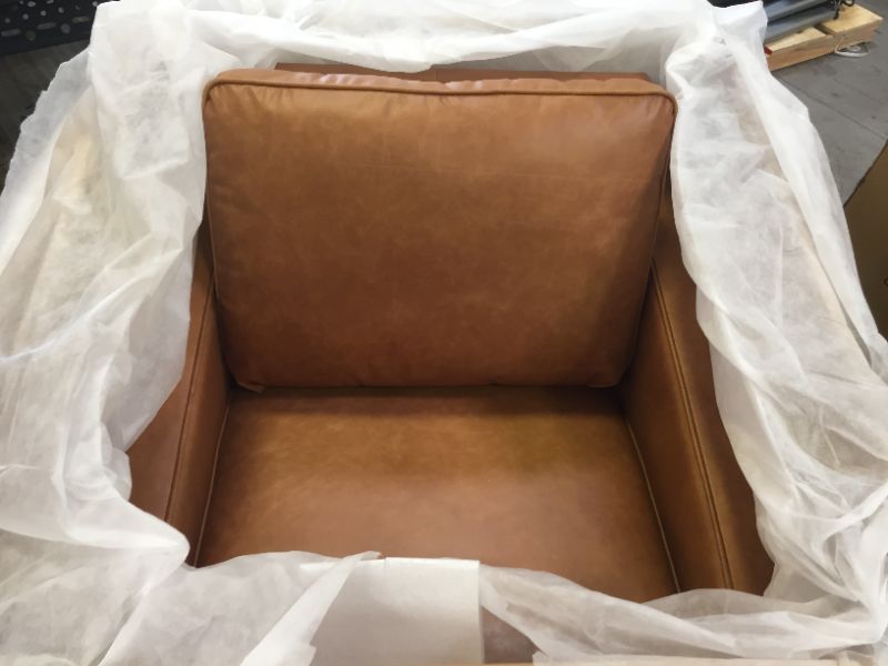 Photo 2 of Amazon Brand – Rivet Andrews Contemporary Top-Grain Leather Chair