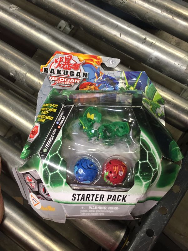 Photo 1 of Bakugan Starter Pack 3-Pack, Pyrus Trunkaious, Collectible Action Figures, for Ages 6 and up
