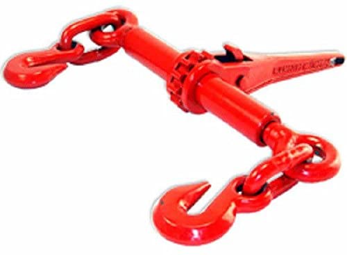 Photo 1 of 2 New 1/4" Ratchet Load Binders Ratcheting Trailer Tow Chain Cargo Tie Down with chain
