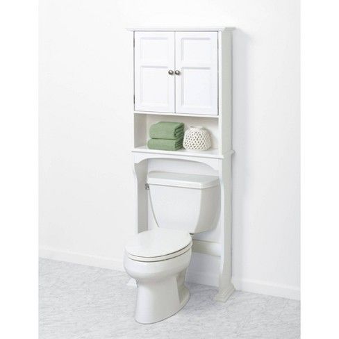 Photo 1 of Zenith Products Zenna Home Collette Over The Toilet Bathroom Spacesaver Bath Storage Shelves White