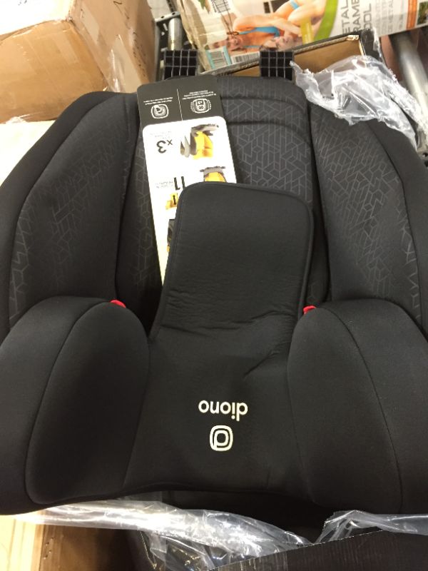 Photo 2 of Diono Monterey 4DXT Latch 2-in-1 Booster Car Seat, Black