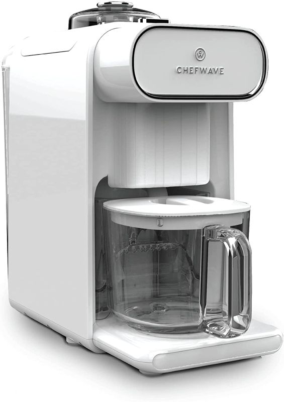 Photo 1 of ChefWave Milkmade Dairy Alternative Vegan Milk Maker with 6 Plant-Based Auto Programs (Almond, Cashew, Oat, Soy, Macadamia, Coconut), No Soaking, Auto-Clean Function, Delay Start, Recipe Book
