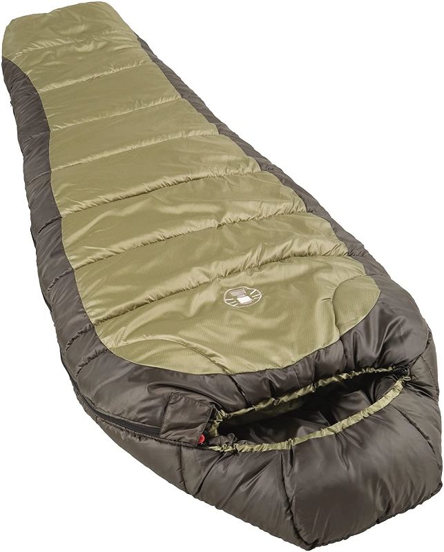 Photo 1 of Coleman North Rim Extreme Weather Adult Mummy Sleeping Bag, Olive