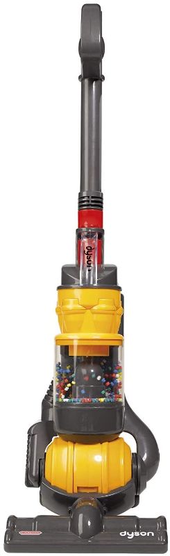 Photo 1 of Casdon - Dyson Ball Vacuum TOY VACUUM with working suction and sounds, 2 lbs, Grey/Yellow/Multicolor
