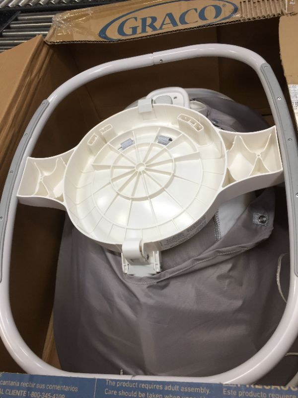 Photo 1 of Graco Sense2Soothe Baby Swing with Cry Detection Technology in Sailor - White