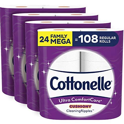 Photo 2 of Cottonelle Ultra ComfortCare Soft Toilet Paper with Cushiony Cleaning Ripples