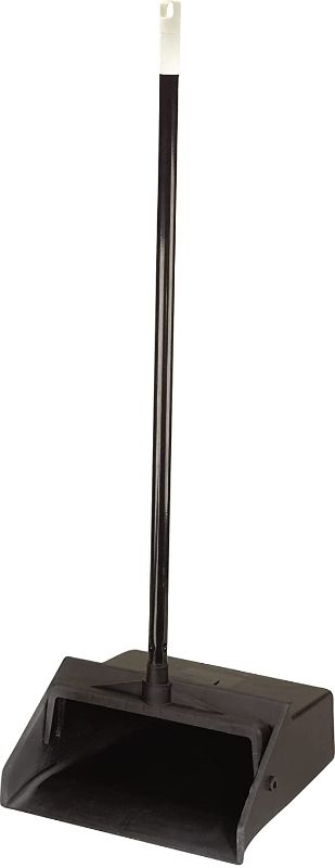 Photo 1 of Carlisle 36141003-1 Pivoting Upright Lobby Dustpan with Metal Handle