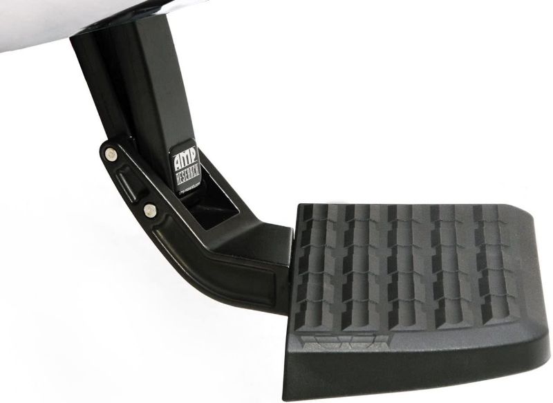 Photo 1 of AMP Research 75315-01A BedStep Retractable Bumper Step for 2015-2019 Silverado and Sierra 2500/3500