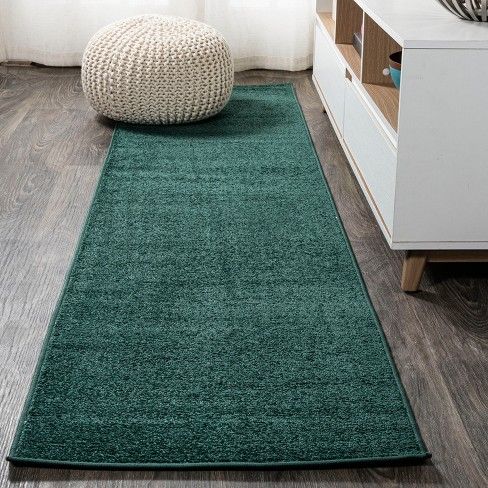 Photo 1 of 2 X 10 GREEN RUNNER RUG 