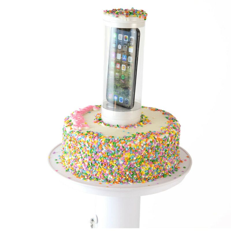 Photo 1 of Birthday Surprise Cake Stand 2 in 1 Popping Cake Stand with Box Trigger Cake