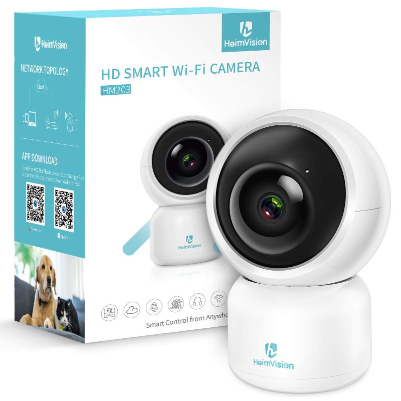 Photo 1 of HeimVision HM203 1080P Indoor Security Camera Smart Home Surveillance IP Camera with Motion Detection/Alerts, 2-Way Audio, Night Vision for Baby/Elder/Pet/Nanny Monitor