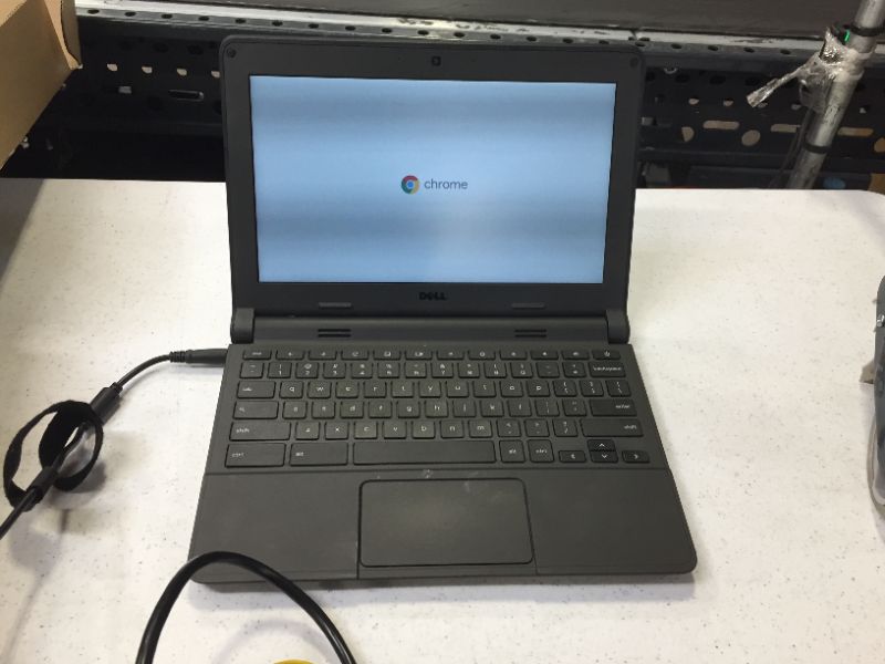 Photo 1 of  DELL CHROMEBOOK 3120, 2.16 GHZ INTEL CELERON, 4GB DDR3 RAM, 16GB SSD HARD DRIVE, CHROME, 11" SCREEN
