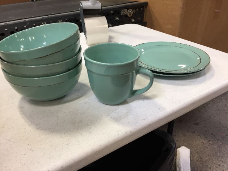 Photo 1 of 6 piece set color seafoam