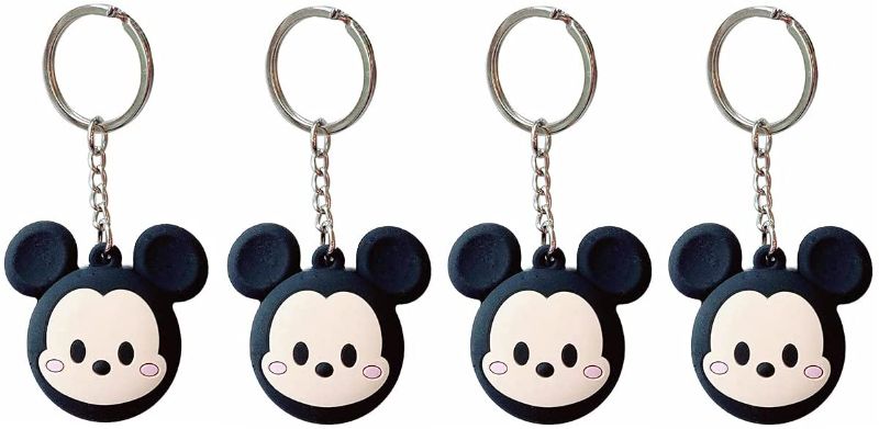 Photo 1 of Cocomii 4 Pack 3D Disney AirTag Case, Slim Thin Matte Soft Flexible TPU Silicone Rubber Gel with Keychain Ring 3D Disney Characters