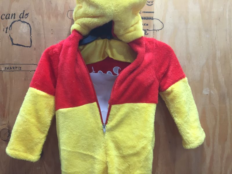 Photo 3 of  Winnie The Pooh Deluxe 2-Sided Plush Jumpsuit Costume - Medium (3T-4T)