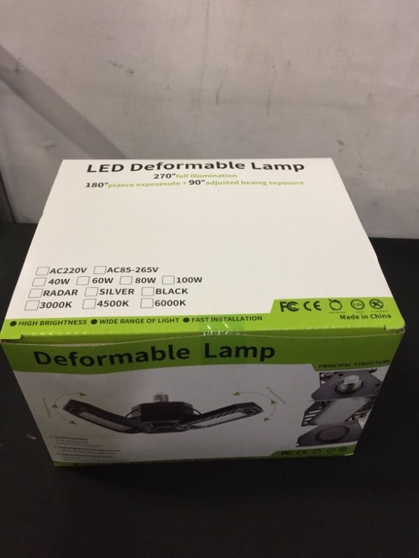 Photo 1 of BAGOKIE THREE-LEAF GARAGE CEILING LIGHT 
