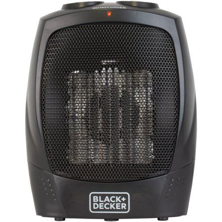 Photo 1 of BLACK+DECKER Personal Ceramic 1500W Heater, Indoor, Black