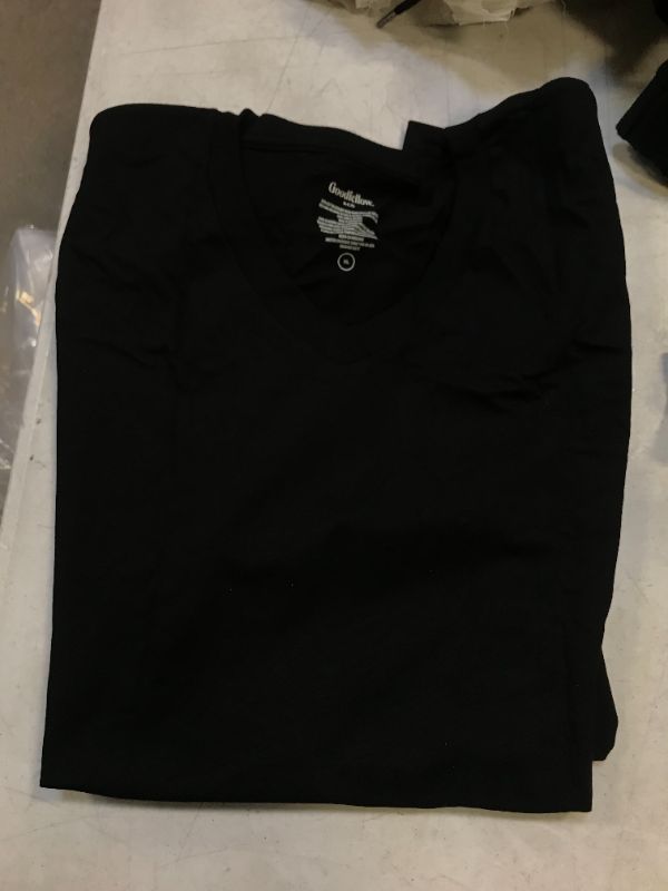 Photo 4 of Adult Mid-Rise Woven Taper Jogger Pants - Original Use Black XL and Goodfellow V-neck T-shirt size XL 