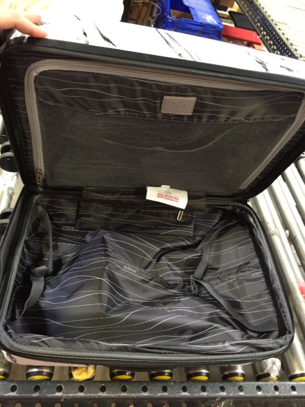 Photo 3 of American Tourister 20'' Moonlight Plus Hardside Spinner Suitcase - Marble